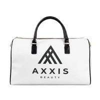 Axxis Beauty Faux Leather Travel Bag — Logo Weekender Duffle