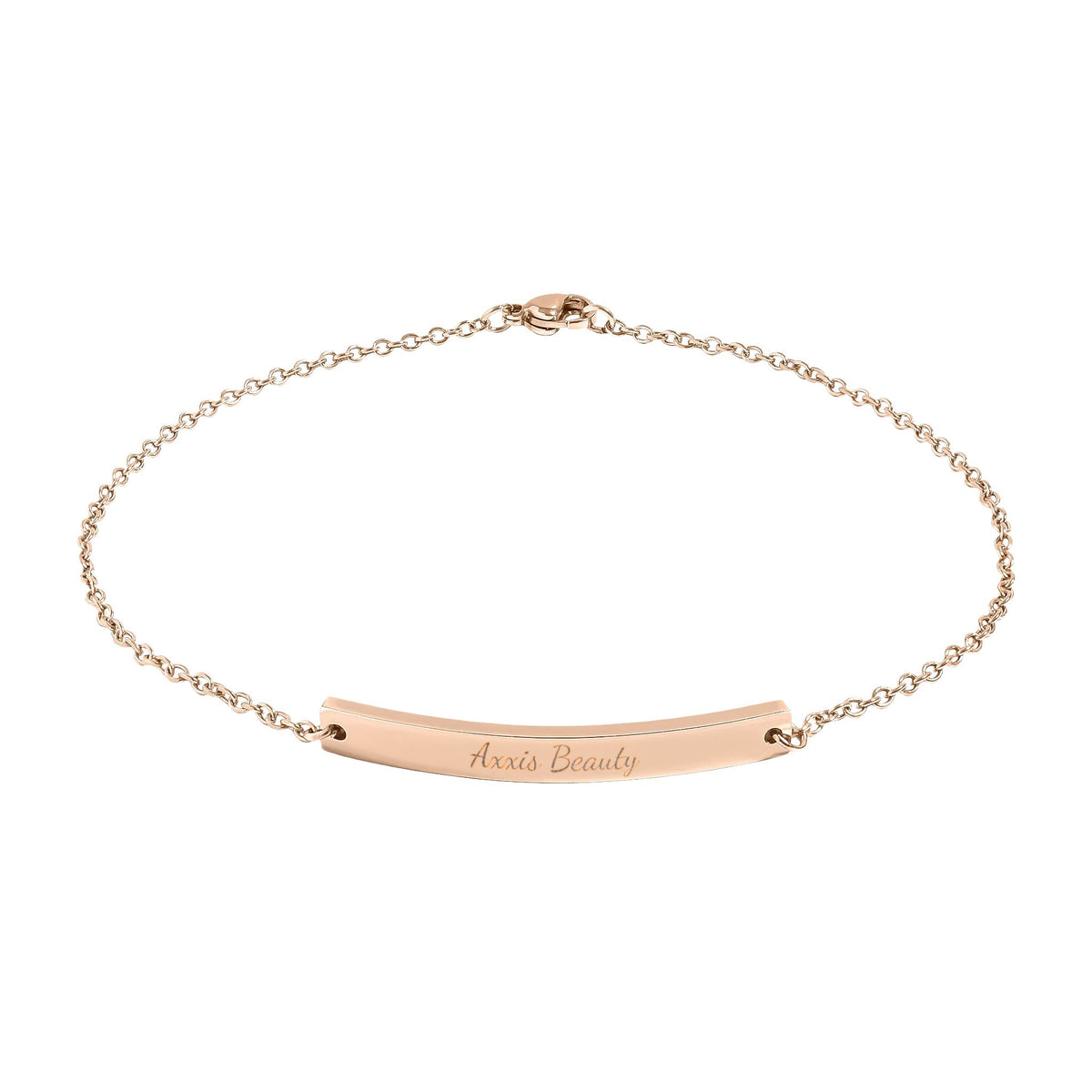 Axxis Beauty Signature Engraved Anklet