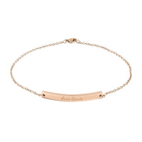 Axxis Beauty Signature Engraved Anklet