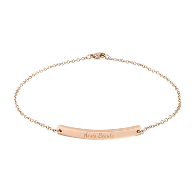 Axxis Beauty Signature Engraved Anklet