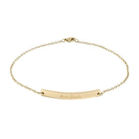 Axxis Beauty Signature Engraved Anklet