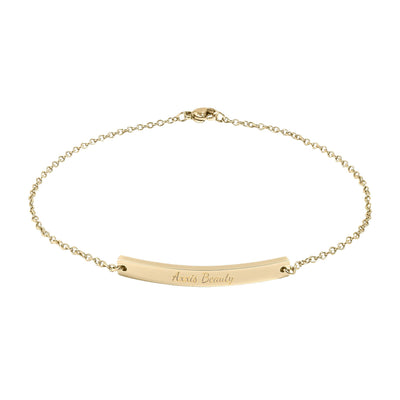 Axxis Beauty Signature Engraved Anklet
