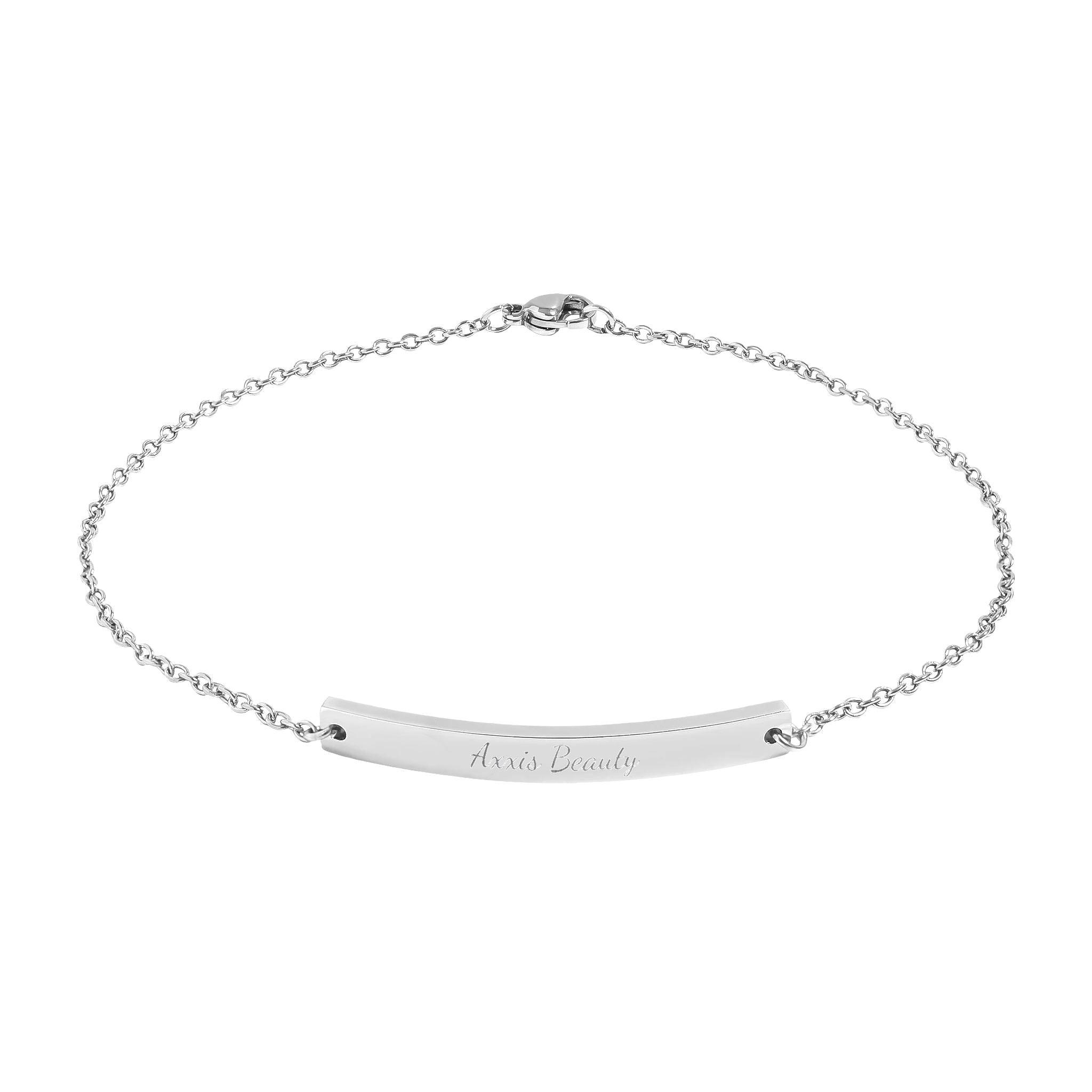Axxis Beauty Signature Engraved Anklet