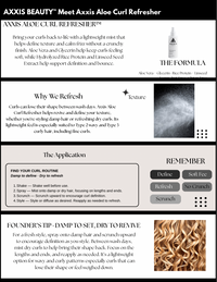 Axxis Aloe Curl Refresher