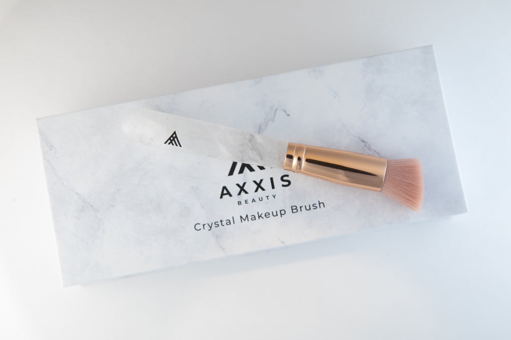Luxury Crystal Quartz Makeup Brush