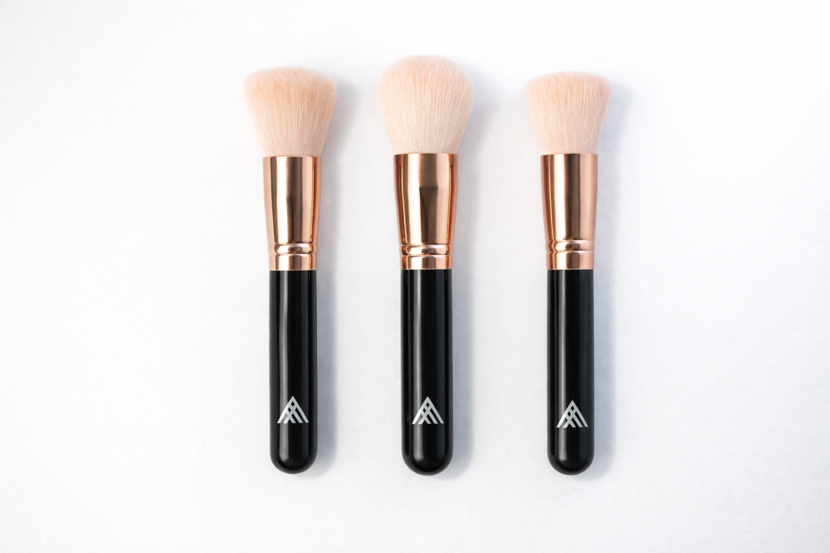 Obsidian Crystal Makeup Brush Set
